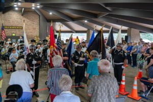 CCB with Black Knights Color Guard