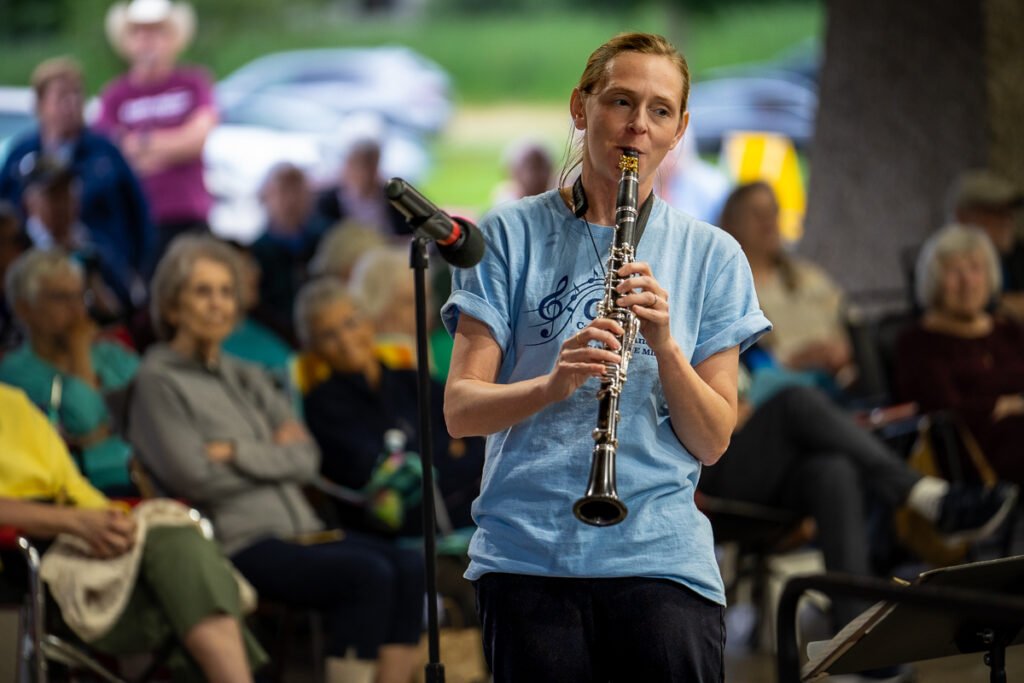 Taryn clarinet solo with CCB